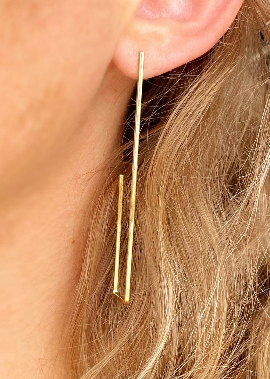 Milahn 18k Gold Filled Drop Earring