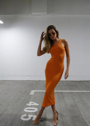 Everlast Dress Orange